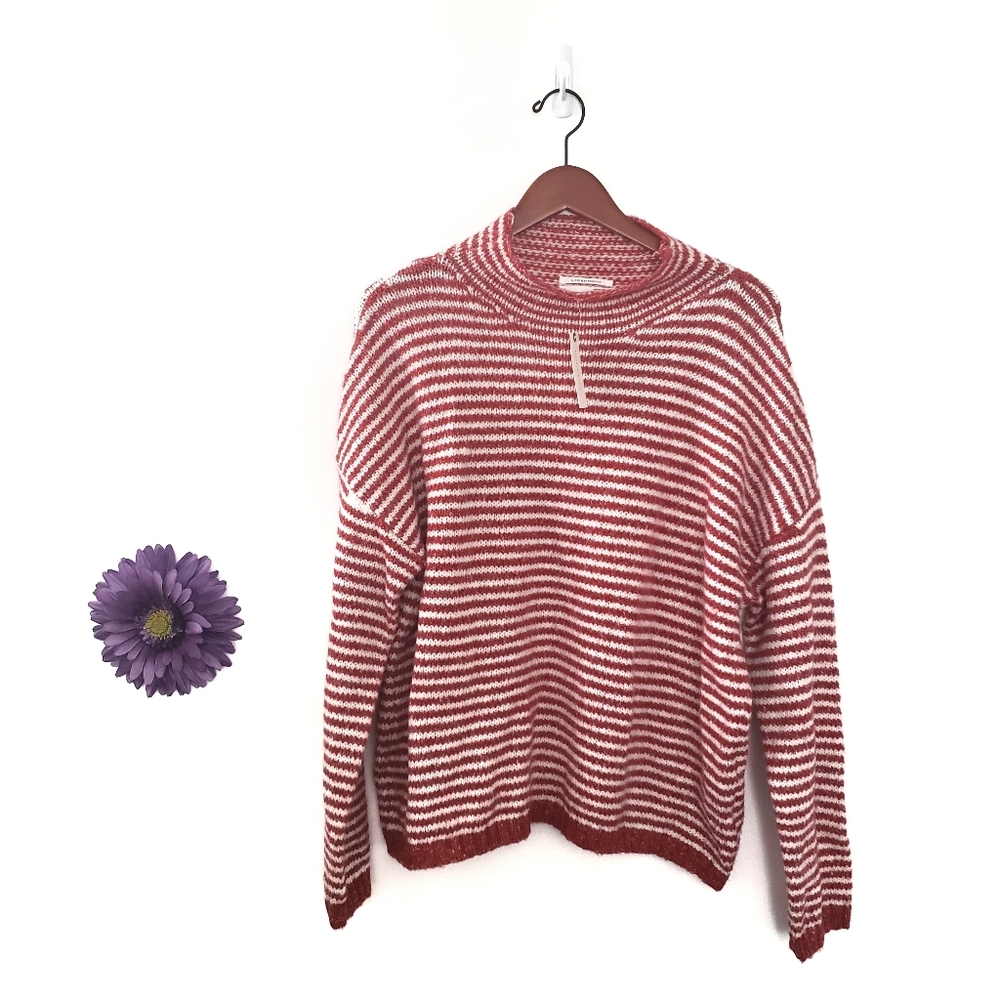 Anthropologie Linnea Mock Neck Sweater Size L NWT - Picture 1 of 14